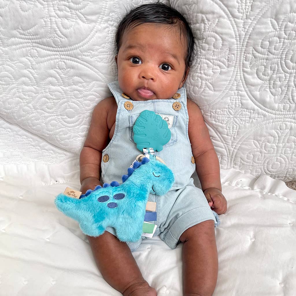 Itzy Pal™ Plush + Teether: Mushroom