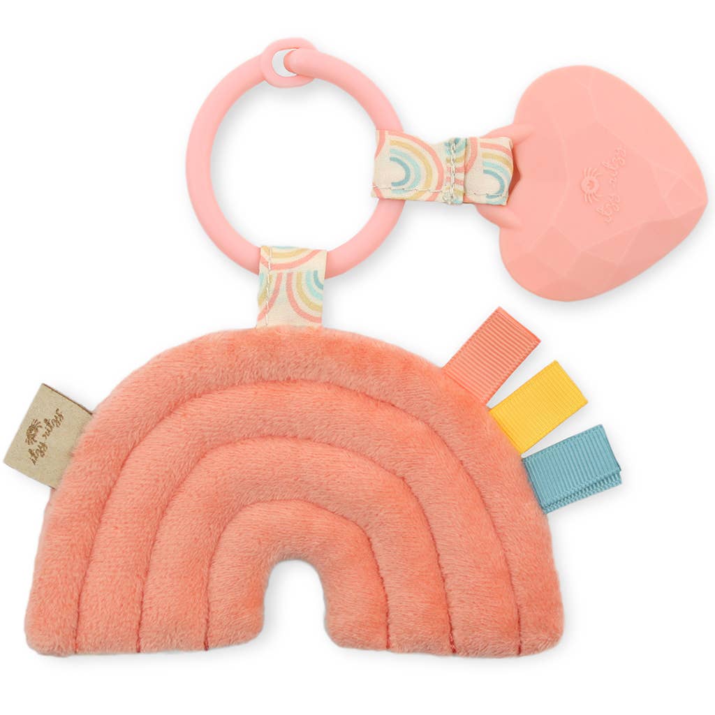 Itzy Pal™ Plush + Teether: Mushroom
