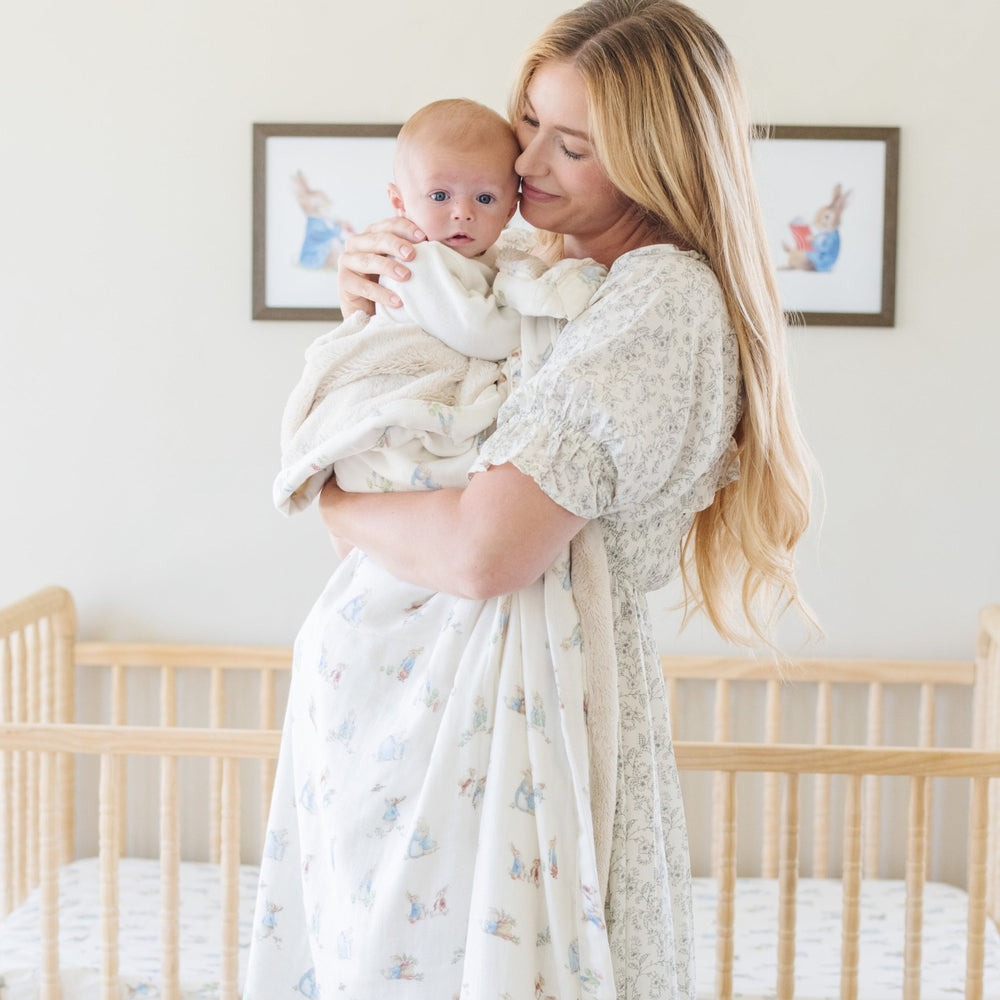 Peter Rabbit Muslin/Lush Blanket