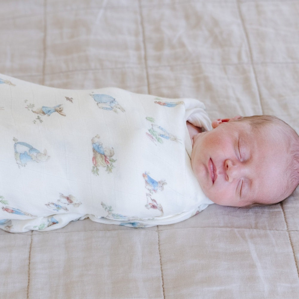 Peter Rabbit Bamboo Rayon Muslin Swaddles 2-pack