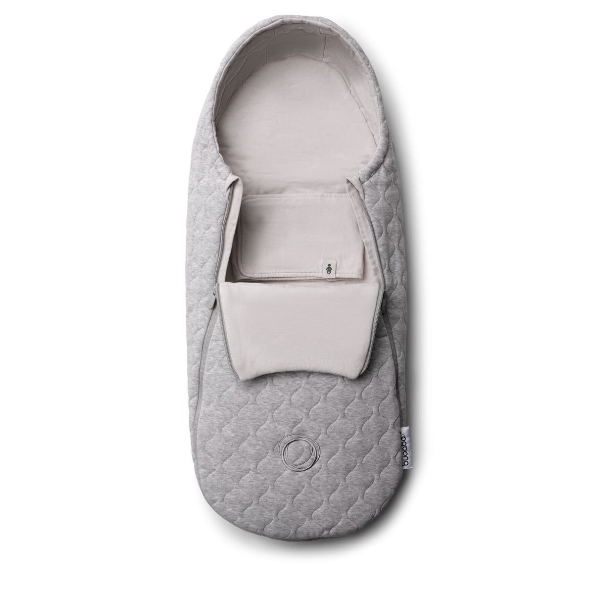Newborn inlay in Light Grey Melange