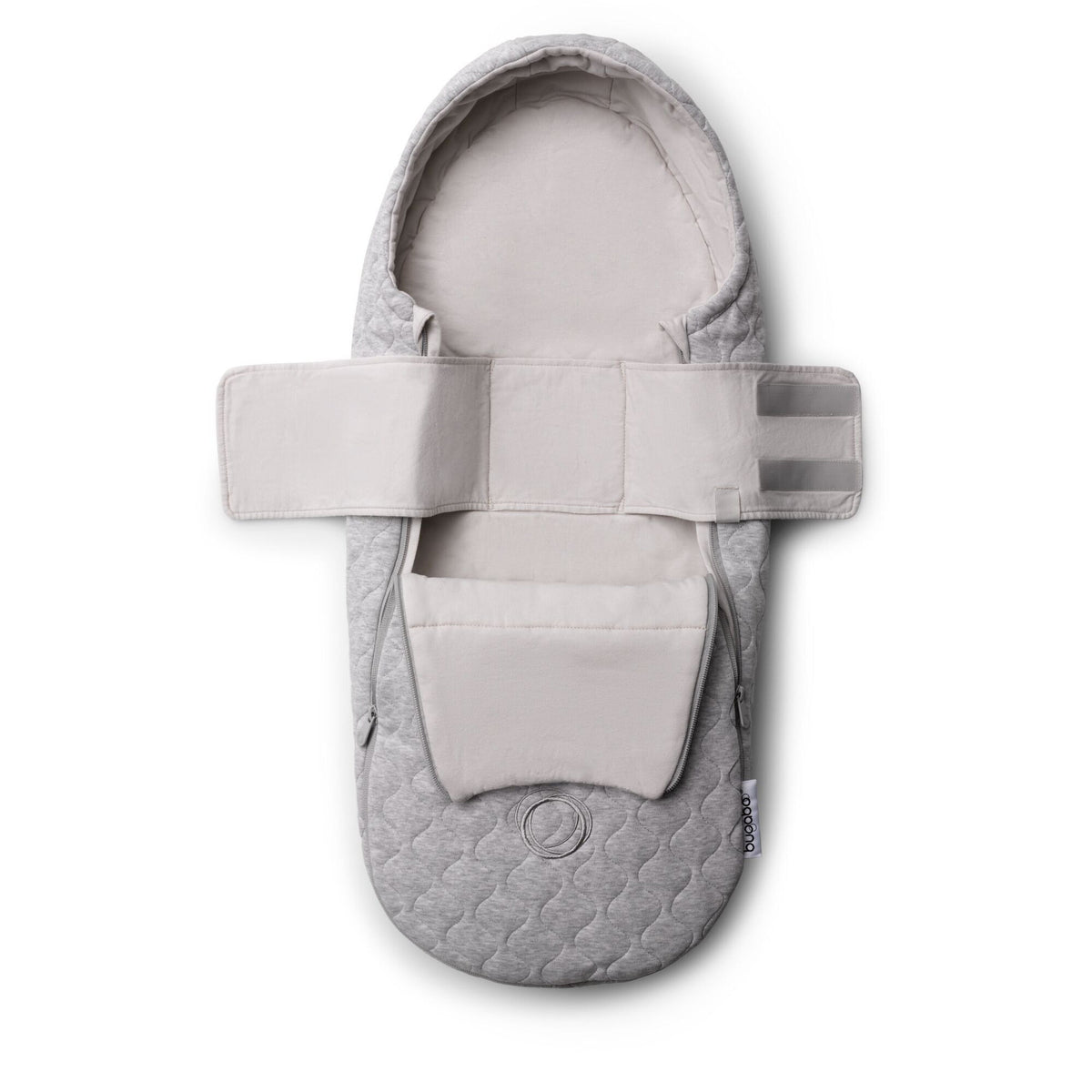 Newborn inlay in Light Grey Melange