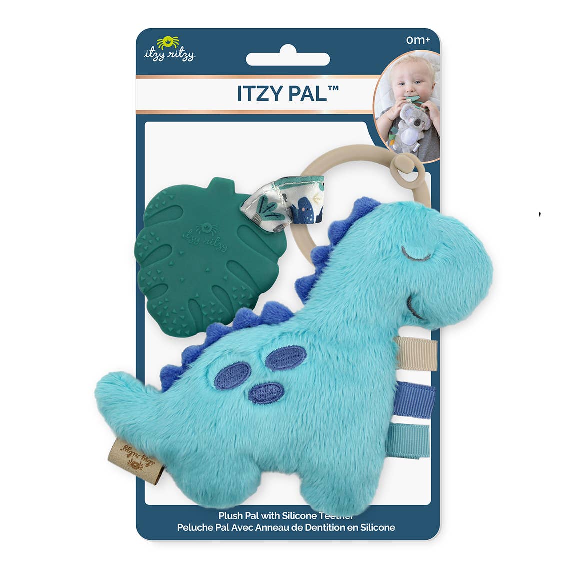 Itzy Pal™ Plush + Teether: Mushroom