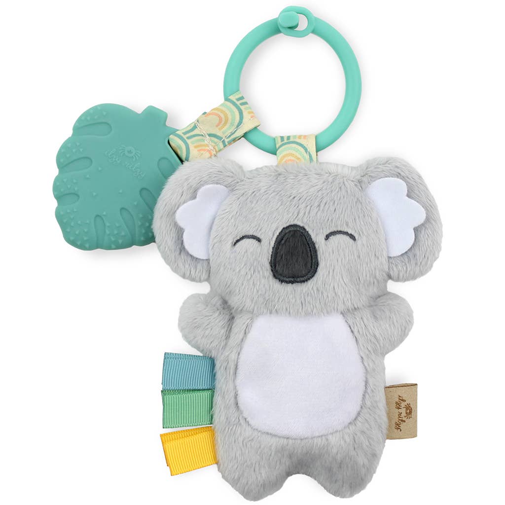Itzy Pal™ Plush + Teether: Mushroom