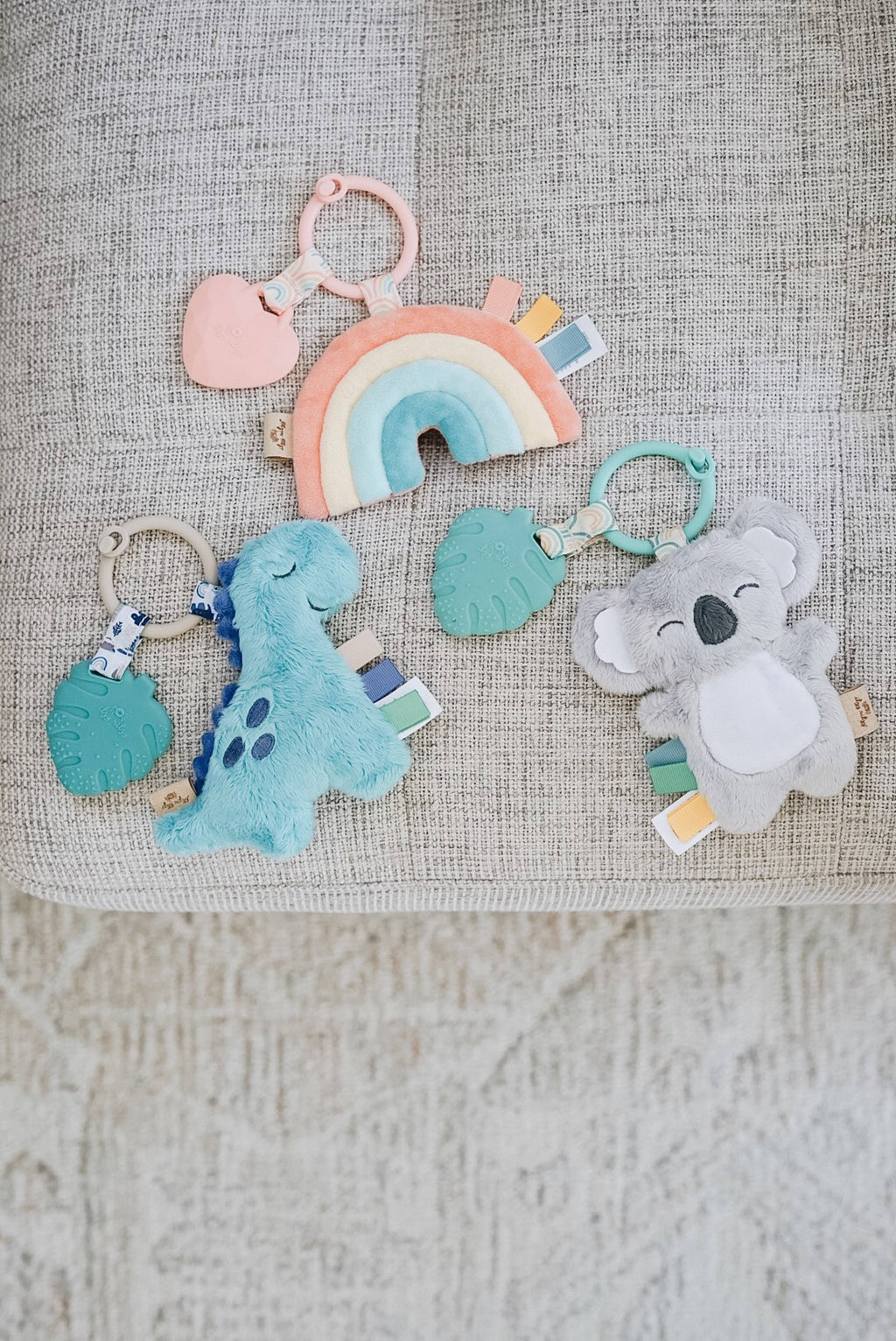 Itzy Pal™ Plush + Teether: Mushroom