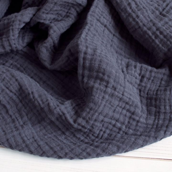 Muslin Swaddle Blanket - Charcoal
