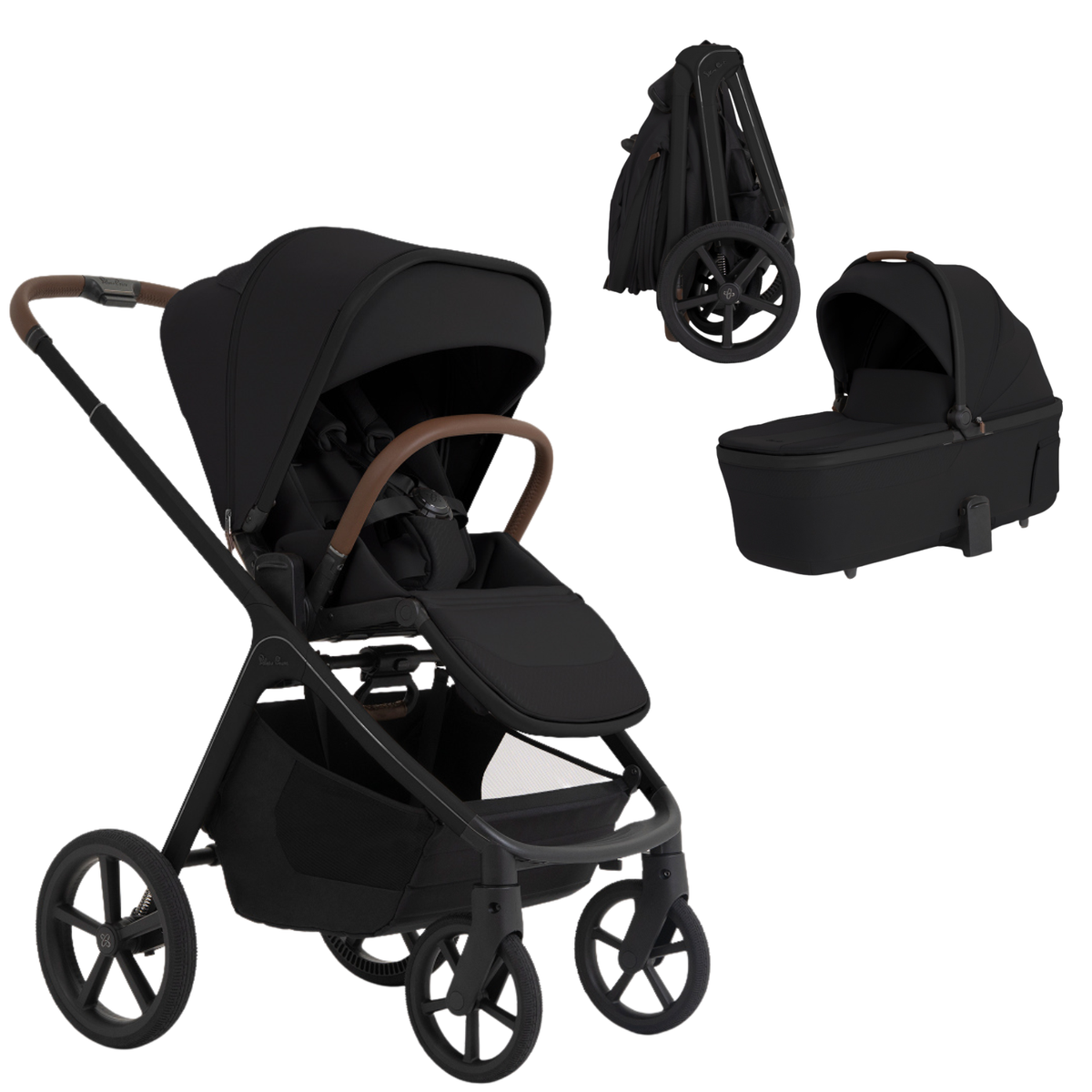 Cove 2 Full-Size All-Terrain Stroller + Folding Bassinet Bundle