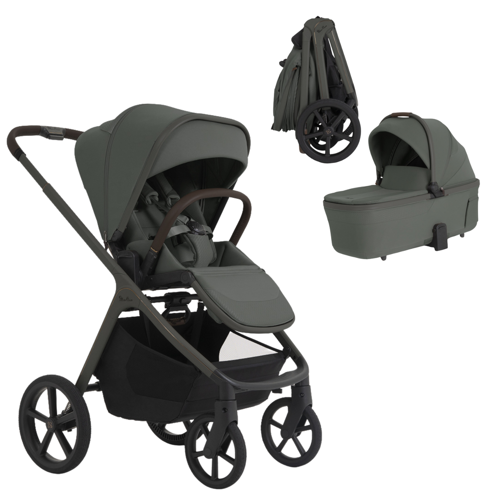 Cove 2 Full-Size All-Terrain Stroller + Folding Bassinet Bundle
