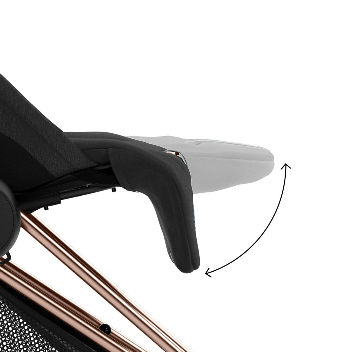COYA w/ Rose Gold Frame - Sepia Black - Floor Model - Store Pickup Only