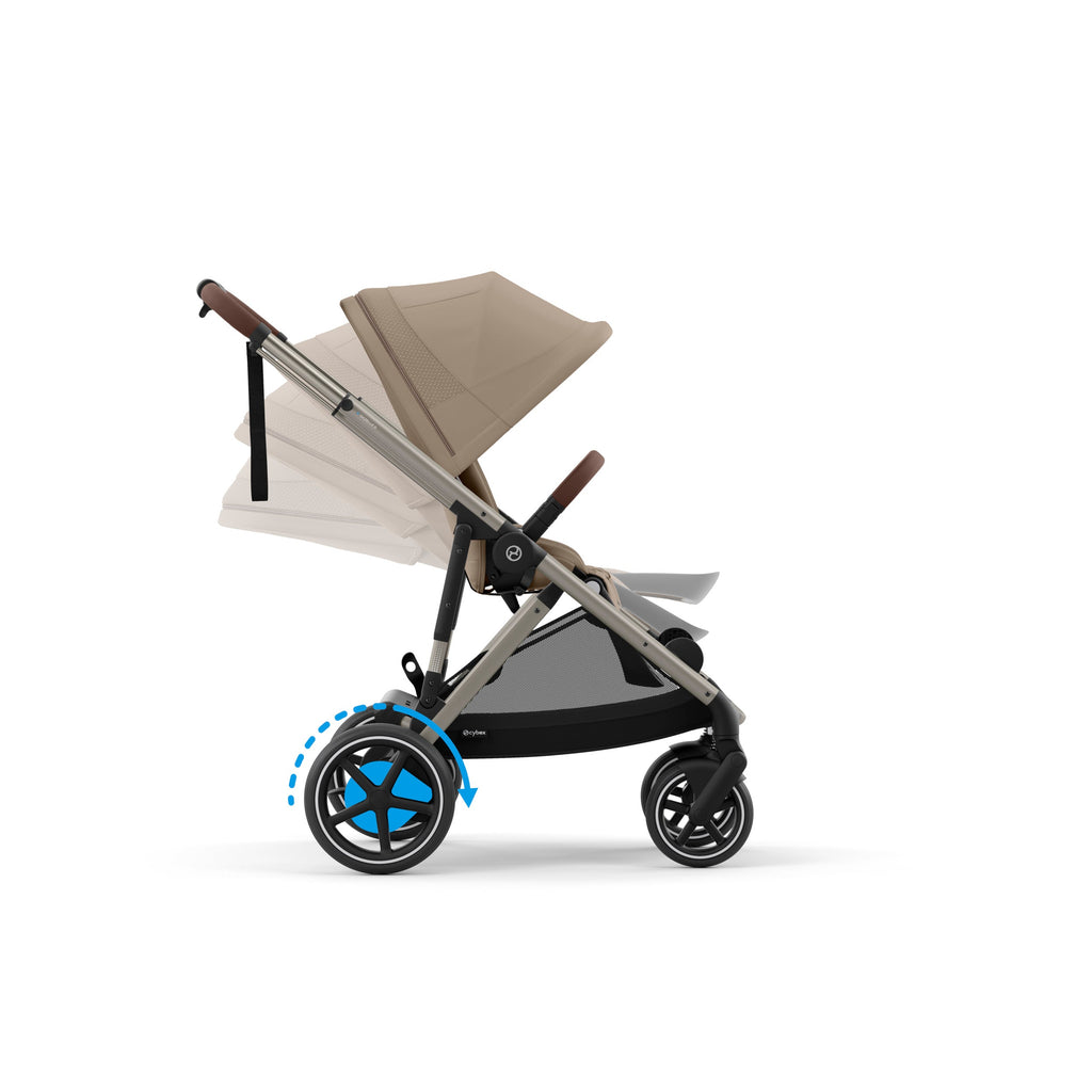 e-Gazelle S Electronic Stroller + Cot