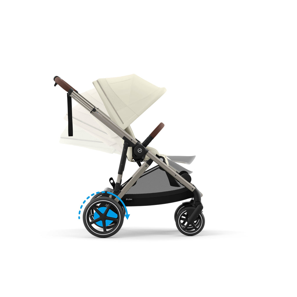 e-Gazelle S Electronic Stroller + Cot