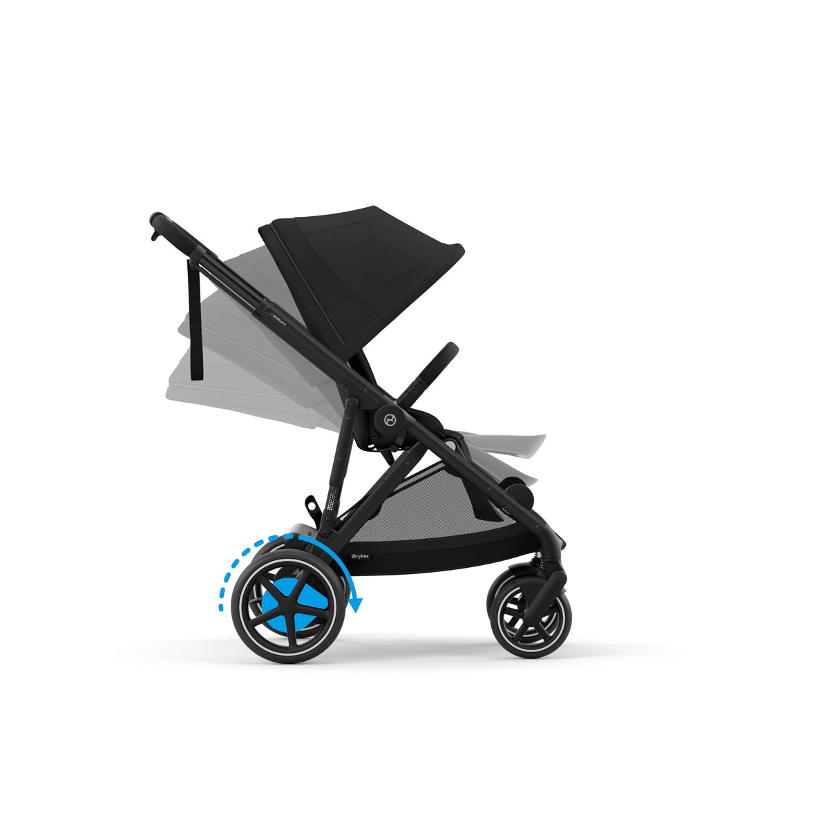 e-Gazelle S Electronic Stroller + Cot