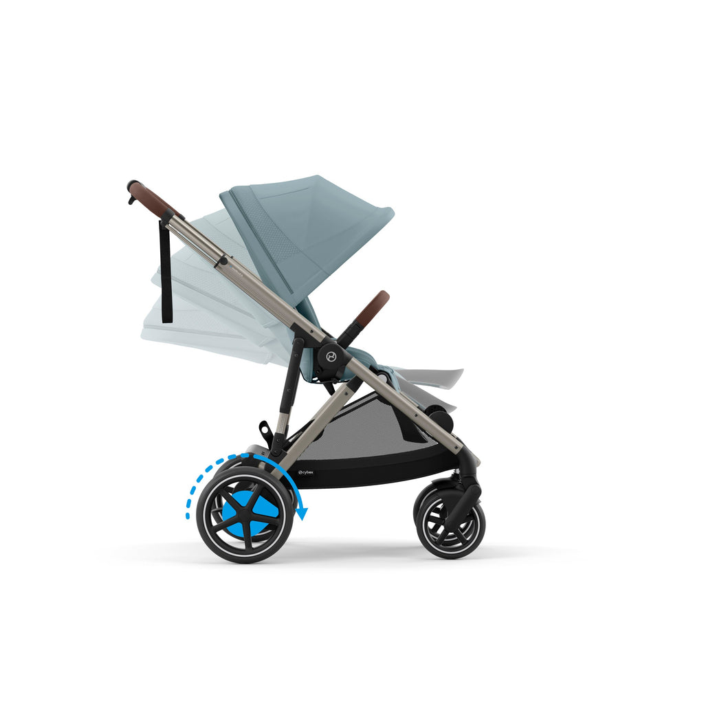 e-Gazelle S Electronic Stroller + Cot
