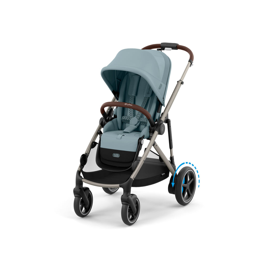 e-Gazelle S Electronic Stroller + Cot