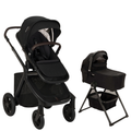 DEMI icon Stroller + DEMI Series Bassinet & Stand | Newborn Stroller Bundle