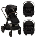DEMI next Stroller + PIPA RX Twin Bundle - Caviar