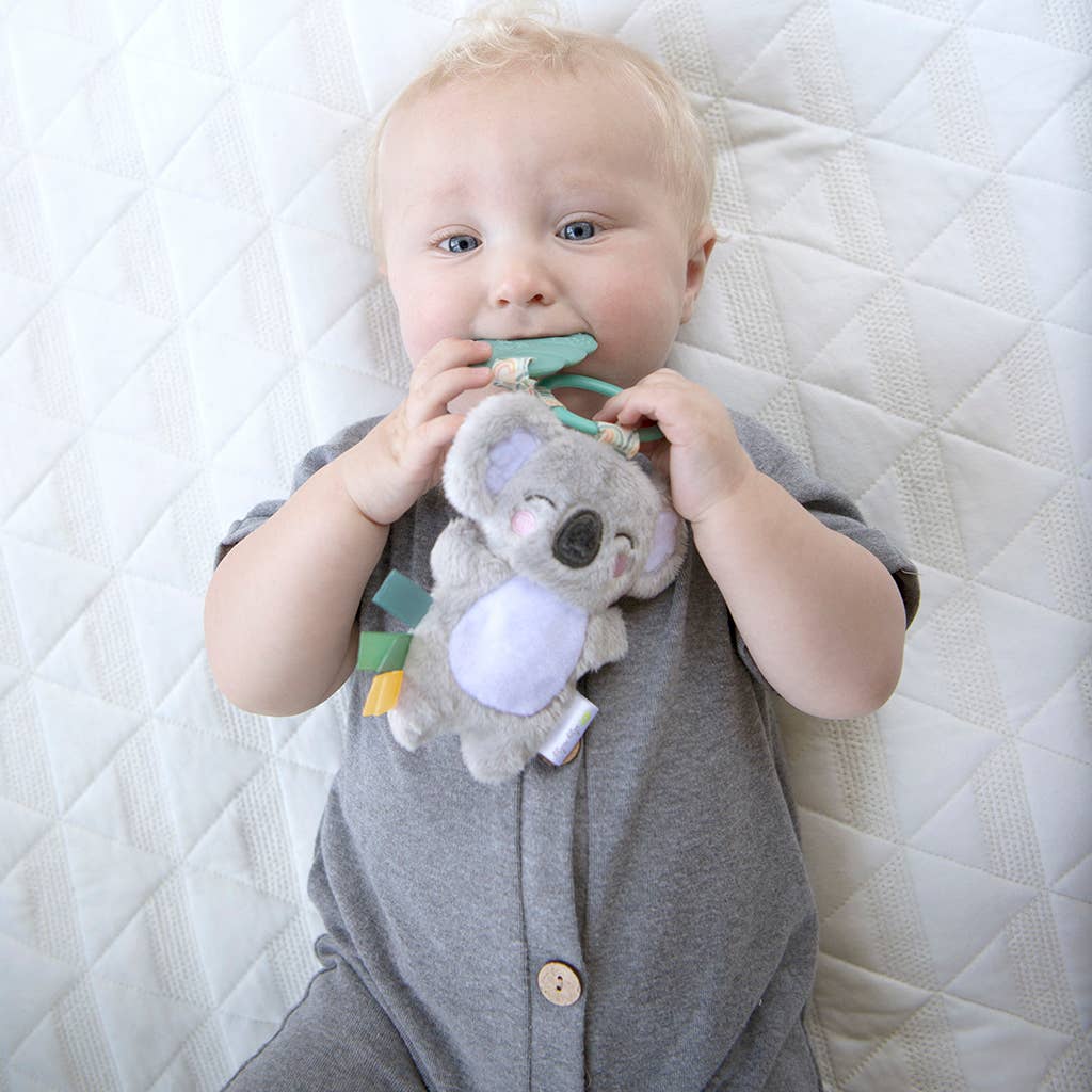 Itzy Pal™ Plush + Teether: Mushroom