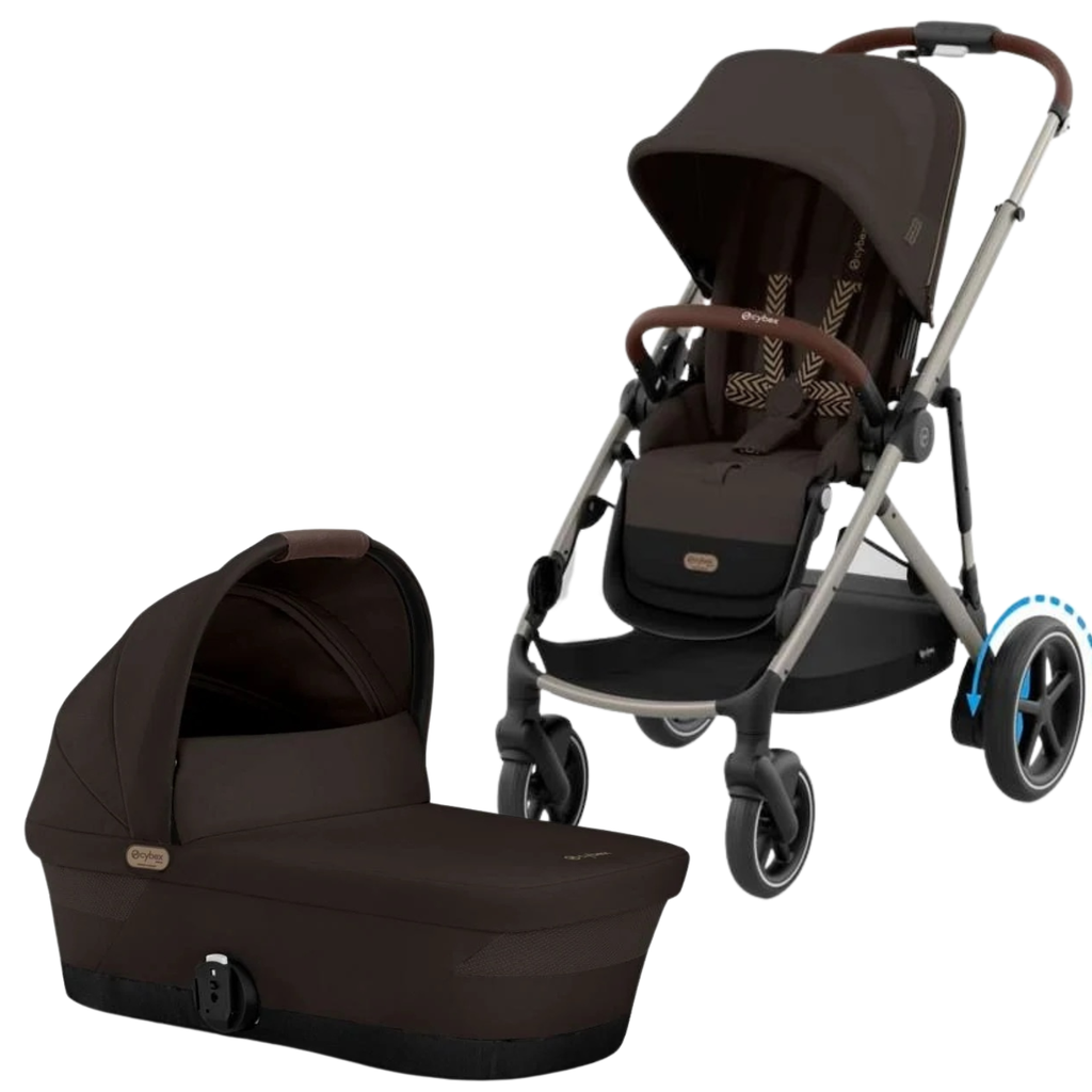 e-Gazelle S Electronic Stroller + Cot