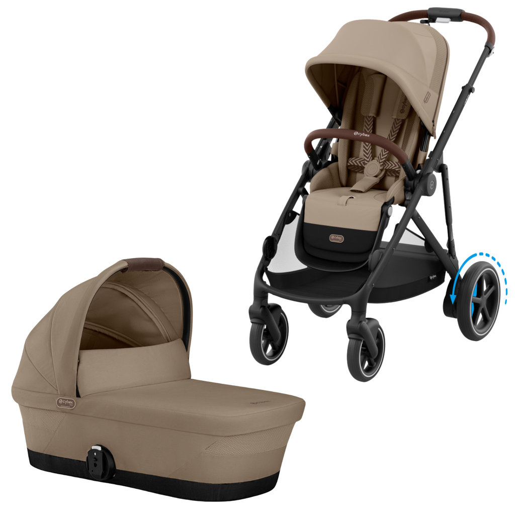 e-Gazelle S Electronic Stroller + Cot