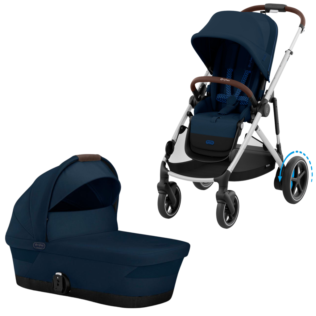 e-Gazelle S Electronic Stroller + Cot