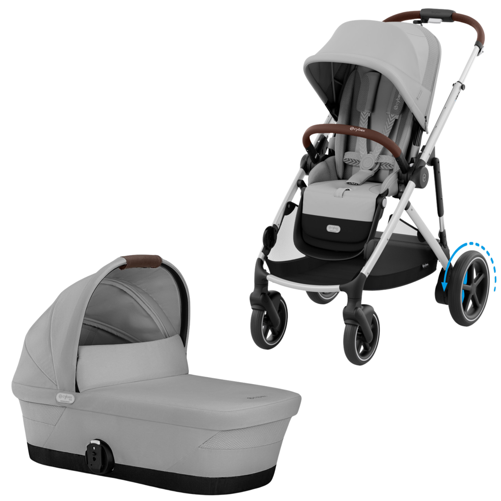 e-Gazelle S Electronic Stroller + Cot