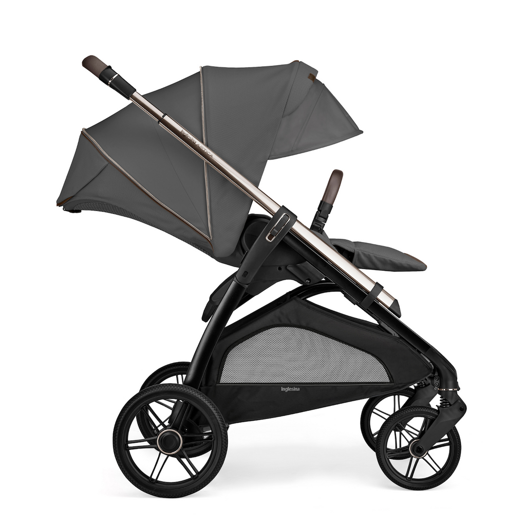 Aptica Newborn-Ready Stroller Bundle with Bassinet & Stand