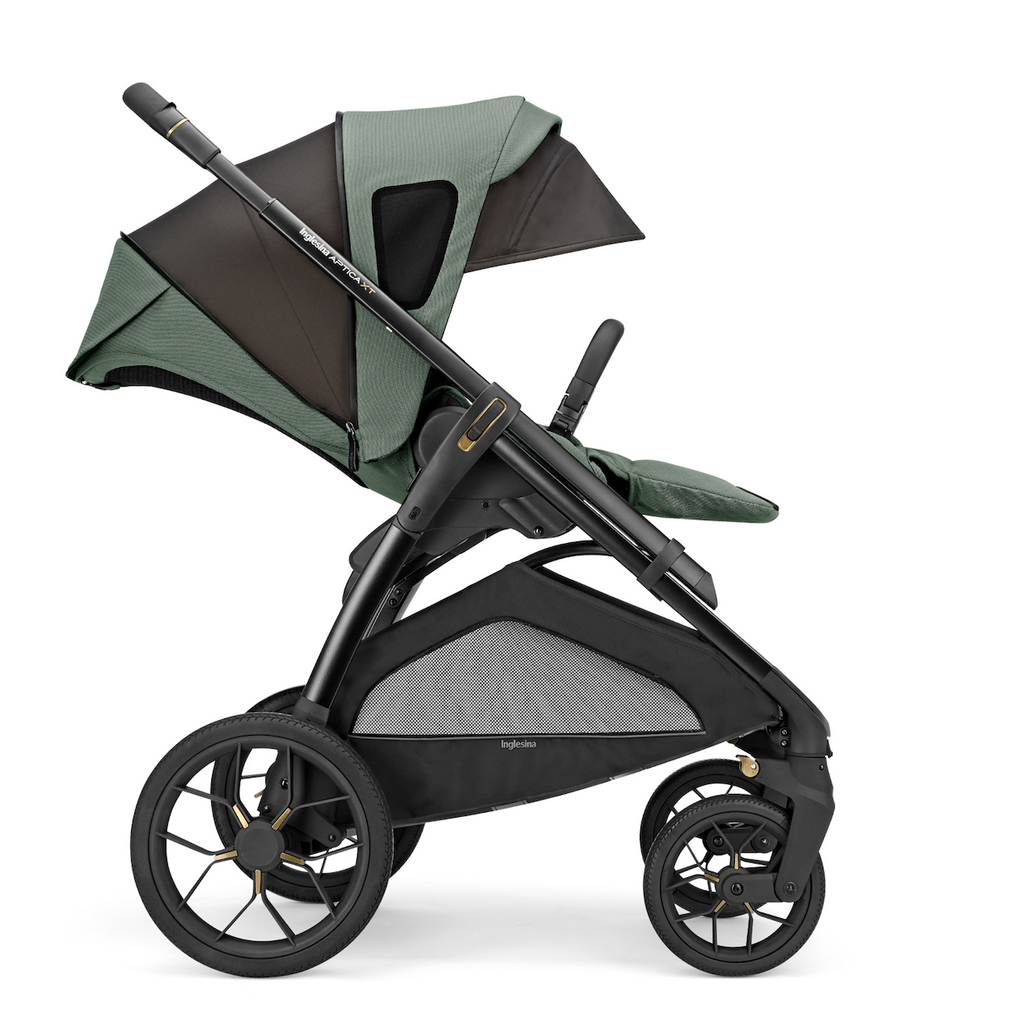 Aptica XT Newborn-Ready All-Terrain Stroller Bundle with Bassinet & Stand