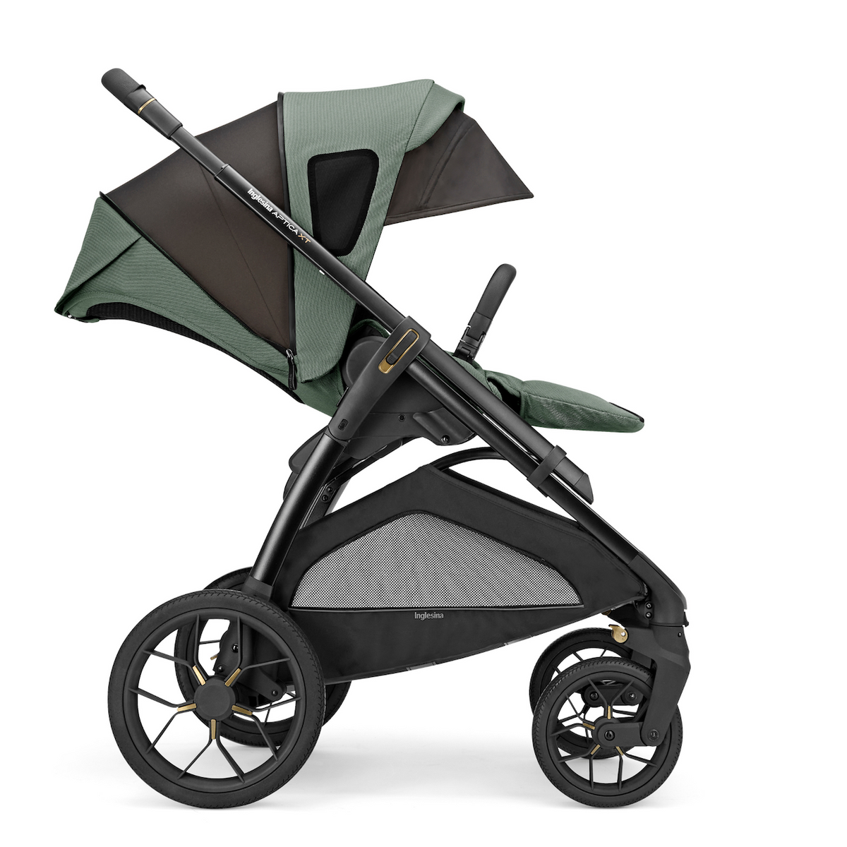 Aptica XT Newborn-Ready All-Terrain Stroller Bundle with Bassinet & Stand