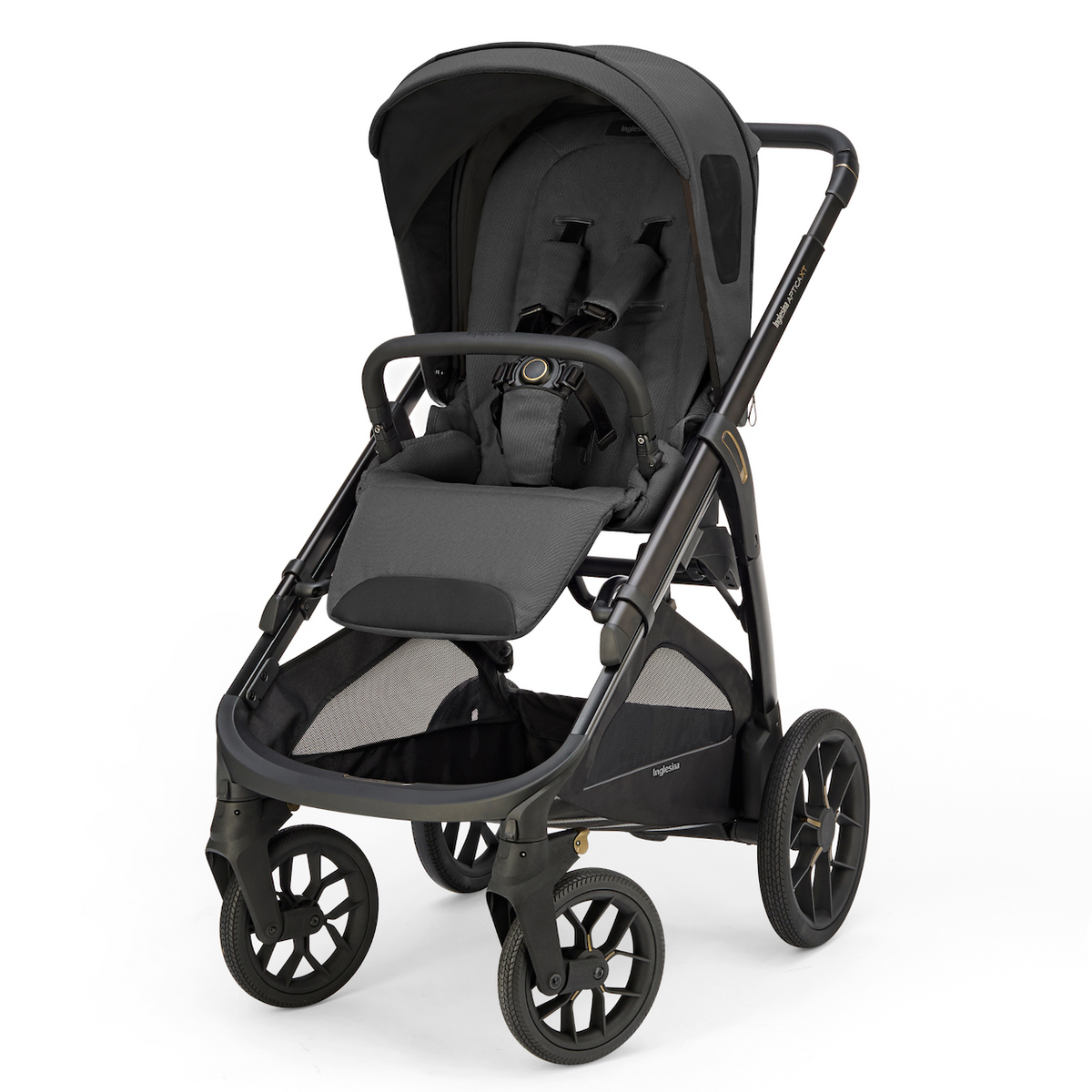 Aptica XT Newborn-Ready All-Terrain Stroller Bundle with Bassinet & Stand