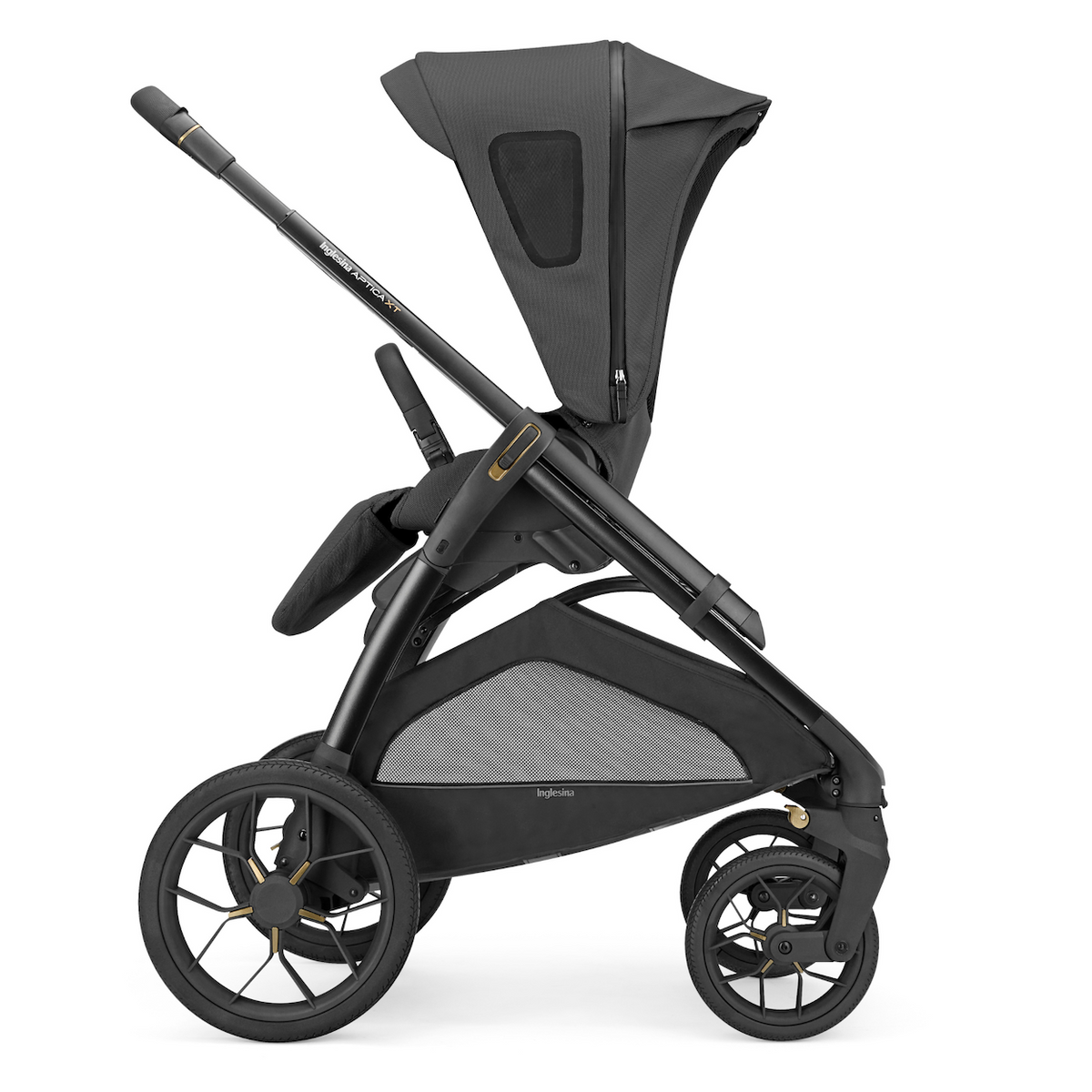Aptica XT Newborn-Ready All-Terrain Stroller Bundle with Bassinet & Stand