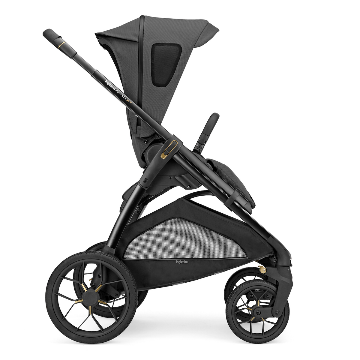 Aptica XT Newborn-Ready All-Terrain Stroller Bundle with Bassinet & Stand