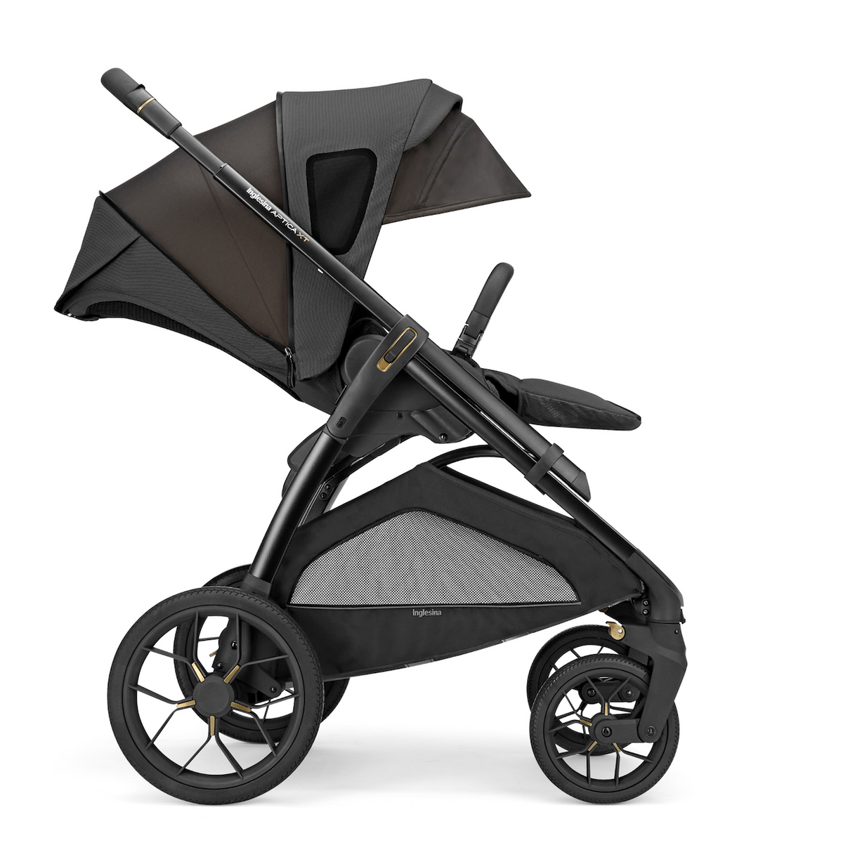 Aptica XT Newborn-Ready All-Terrain Stroller Bundle with Bassinet & Stand