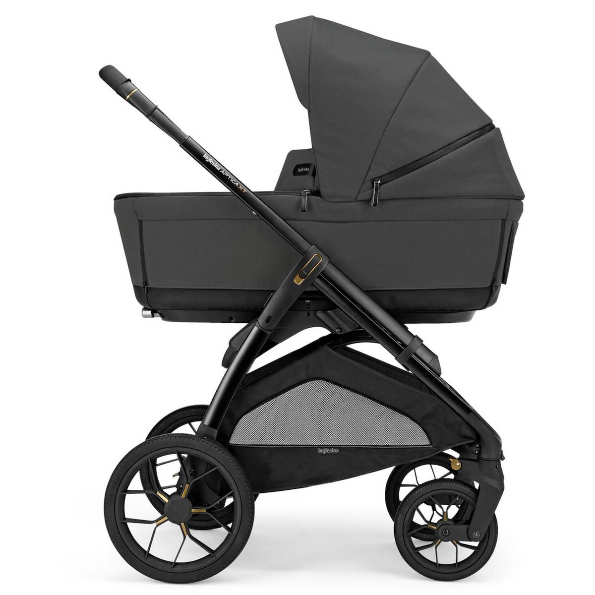 Aptica XT Newborn-Ready All-Terrain Stroller Bundle with Bassinet & Stand