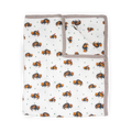 Cotton Muslin Quilted Throw Blanket