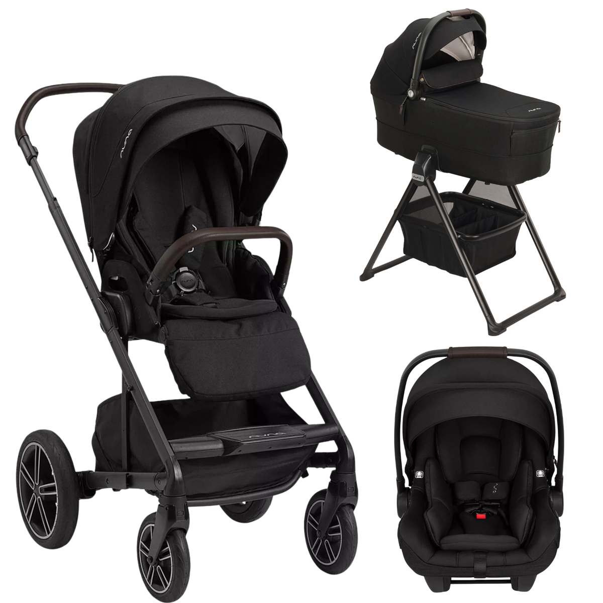 Mixx Next + Pipa Aire rx + Bassinet w/ Stand
