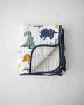 Cotton Muslin Quilt - Dino Friends