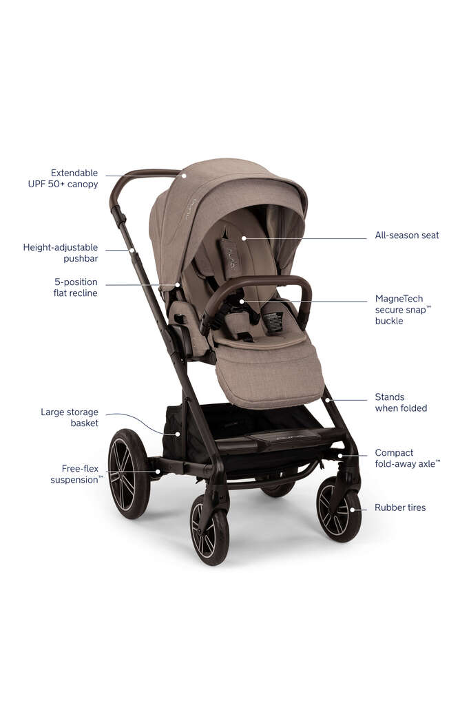 Mixx Next Stroller w/ Magnetic Buckle
