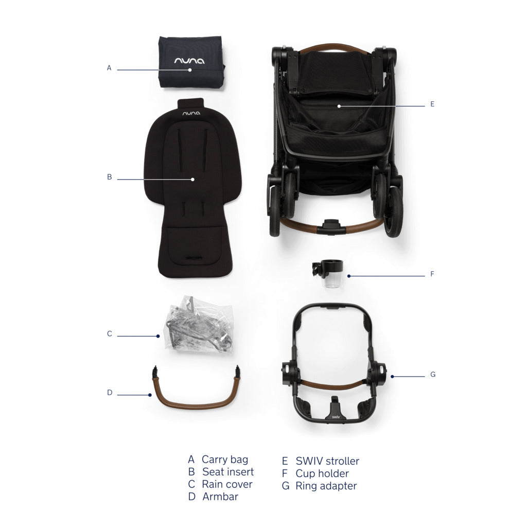 SWIV Stroller + Bassinet