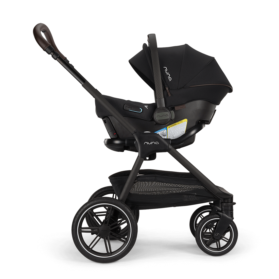 TRIV LX + PIPA urbn Travel System + Bassinet w/ Stand in Caviar
