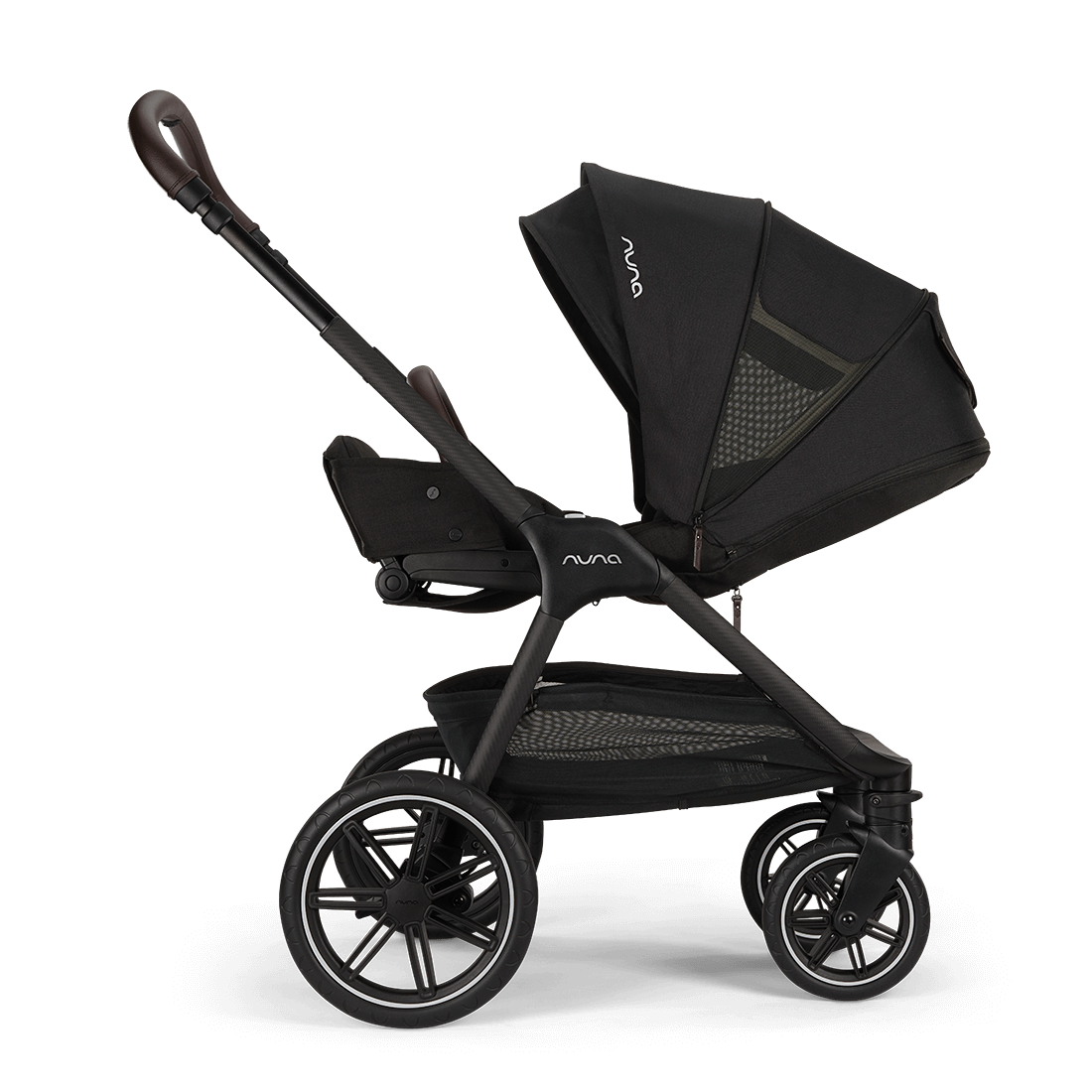 TRIV LX + PIPA urbn Travel System + Bassinet w/ Stand in Caviar