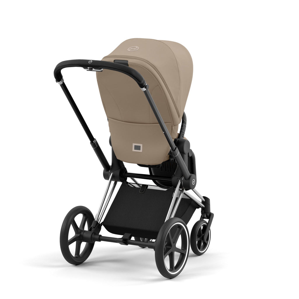 Priam 4 Stroller w/ Chrome Frame + Black Handle