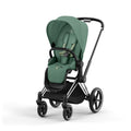 Priam 4 Stroller w/ Chrome Frame + Black Handle