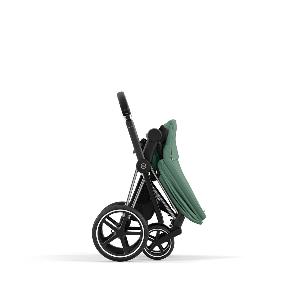 Priam 4 Stroller w/ Chrome Frame + Black Handle