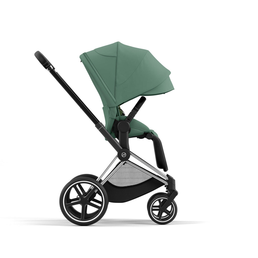 Priam 4 Stroller w/ Chrome Frame + Black Handle