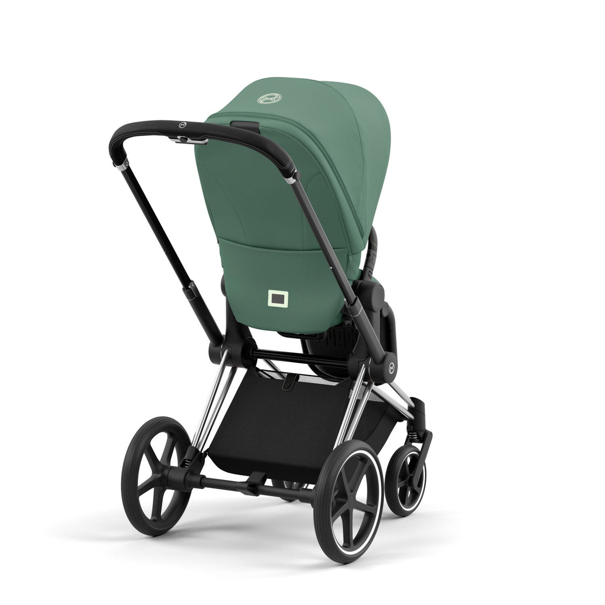 Priam 4 Stroller w/ Chrome Frame + Black Handle