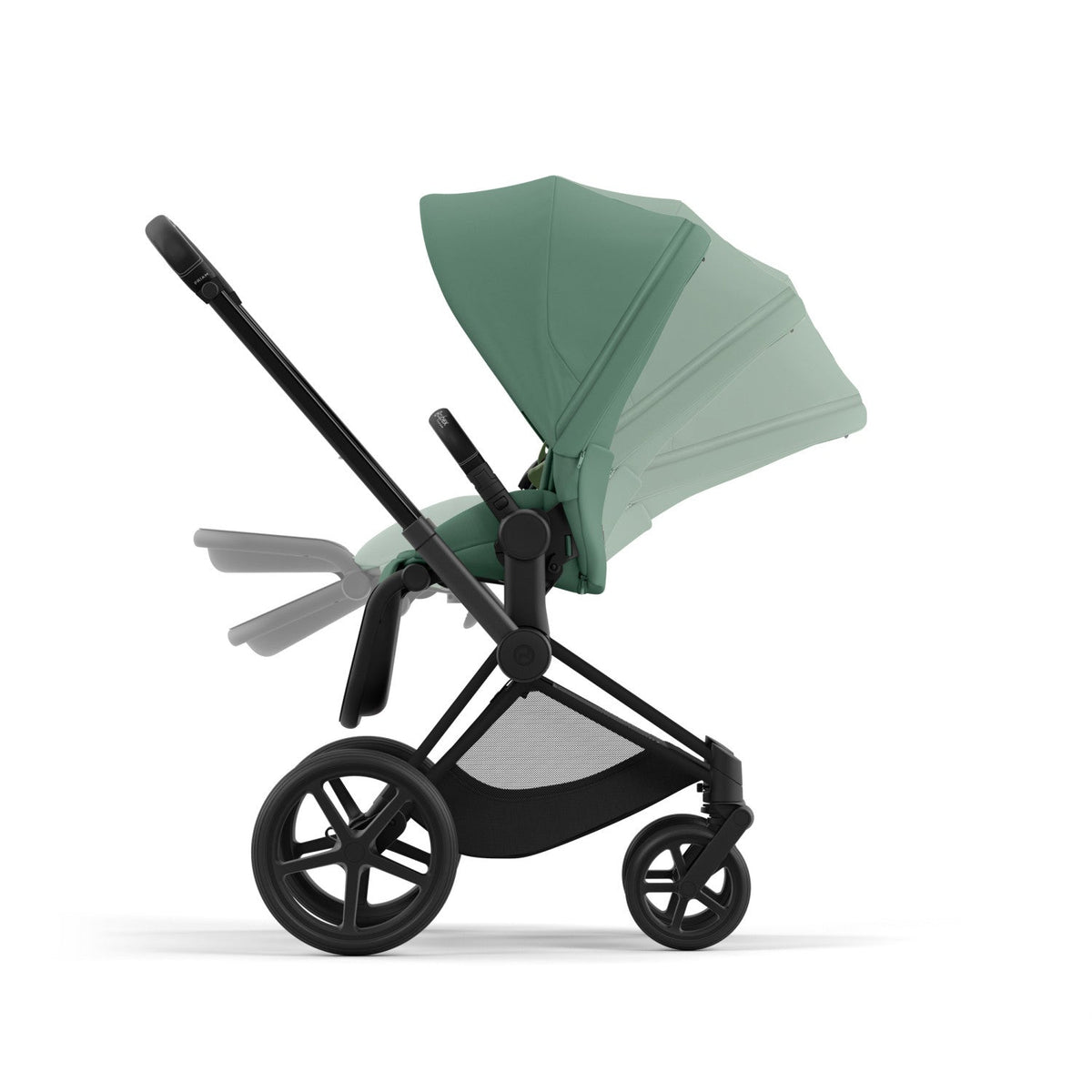 Priam 4 Stroller w/ Matte Black Frame