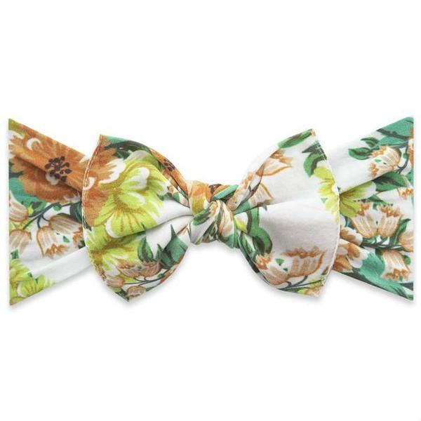 Printed Knot Headband in Granny Floral