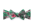 Printed Knot Headband in Tropical Flamingo