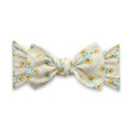 Printed Knot Headband - Yellow Tulips