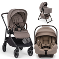 X BMW SWIV + PIPA RX + Bassinet in Umber / Cedar